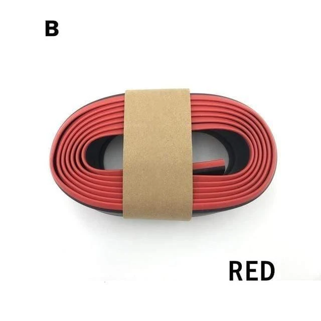 2.5M Front Auto Ladekantenschutz Gummi Auto Ladekantenschutz Front Ladekantenschutz Lippenleisten Splitter Kinnkörper Auto Ladekantenschutz Exterieur
