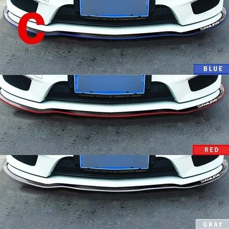 2.5M Front Auto Ladekantenschutz Gummi Auto Ladekantenschutz Front Ladekantenschutz Lippenleisten Splitter Kinnkörper Auto Ladekantenschutz Exterieur