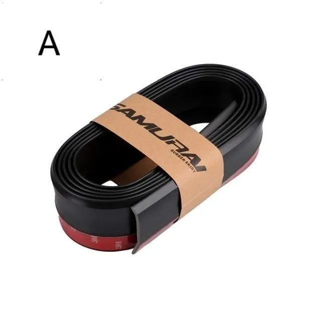 2.5M Front Auto Ladekantenschutz Gummi Auto Ladekantenschutz Front Ladekantenschutz Lippenleisten Splitter Kinnkörper Auto Ladekantenschutz Exterieur