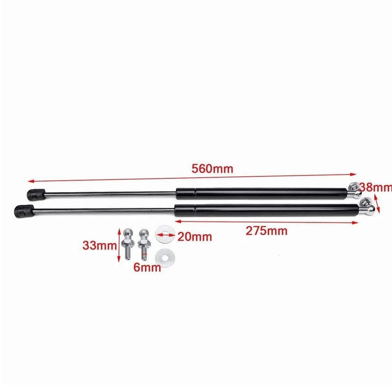 2Pcs Auto Gas Shock Hood Stoßdämpfer Dämpfer Lift Unterstützung für Skoda Octavia A7 MK3 Edelstahl Hydraulik Rod Autozubehör