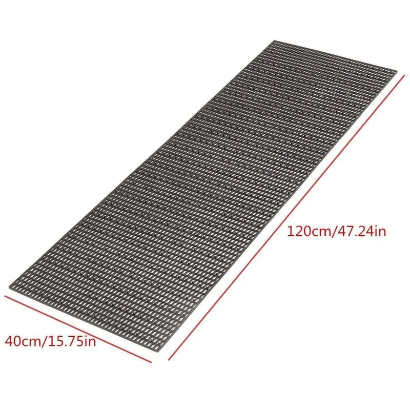120 cm Schwarz Honeycomb ABS Kunststoff Vent Auto Tuning Racing Grill Mesh Für Benz für Audi Auto Styling