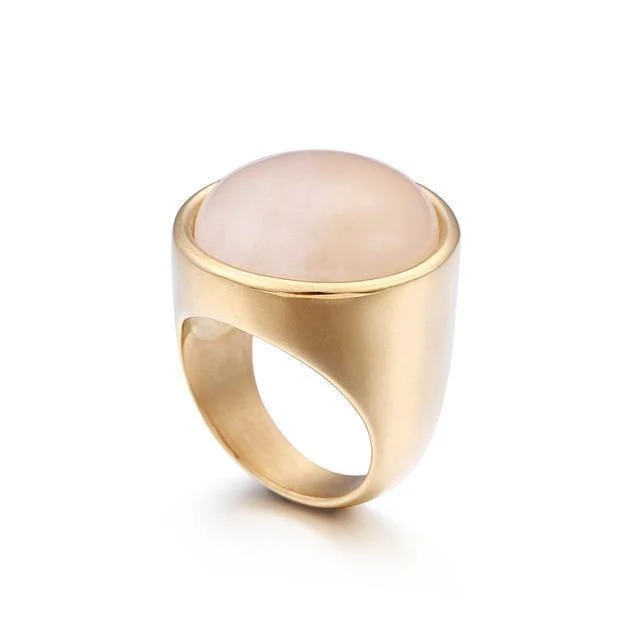 Dame Fashion Big Marmor Farbe Stein Ringe Frauen Größe 6-9 Antik Silber & Gold Hochzeit Ringe Partei Schmuck
