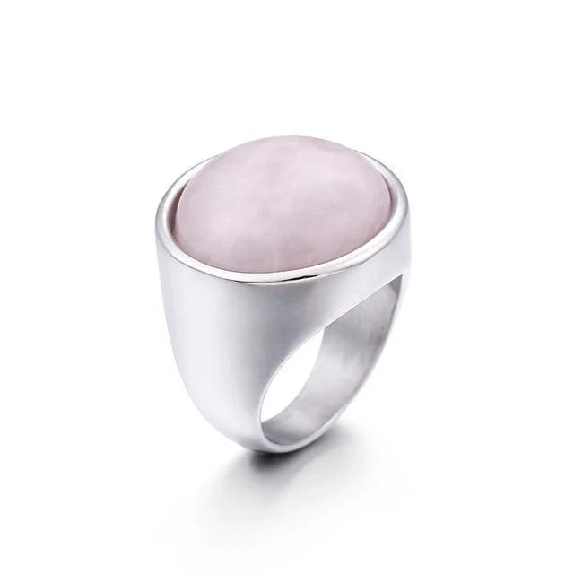 Dame Fashion Big Marmor Farbe Stein Ringe Frauen Größe 6-9 Antik Silber & Gold Hochzeit Ringe Partei Schmuck
