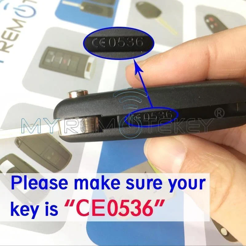CE0536 207 307 308 auto Flip remote key 2 Taste 434mhz VA2 schlüssel klinge für Peugeot remtekey