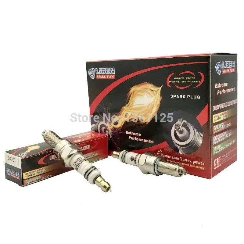 IRIDIUM Patent-Motorradzündkerze EIX-C7 für CR7E C7E CR7EIX CR7EGP IU22 U22ESRN 94703-00353 G59C CR7EK CR7EGP B7RIU