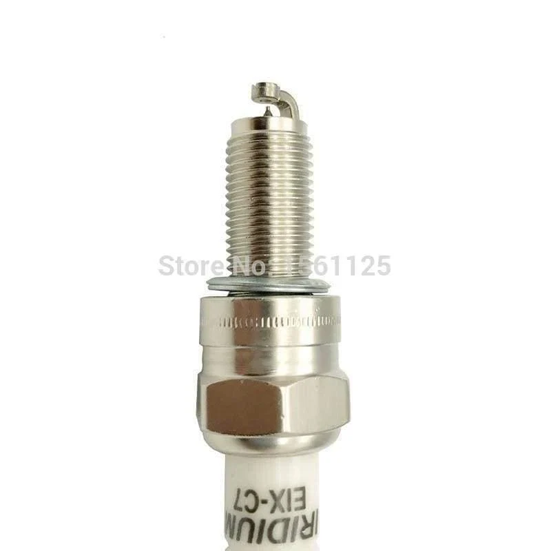 IRIDIUM Patent-Motorradzündkerze EIX-C7 für CR7E C7E CR7EIX CR7EGP IU22 U22ESRN 94703-00353 G59C CR7EK CR7EGP B7RIU