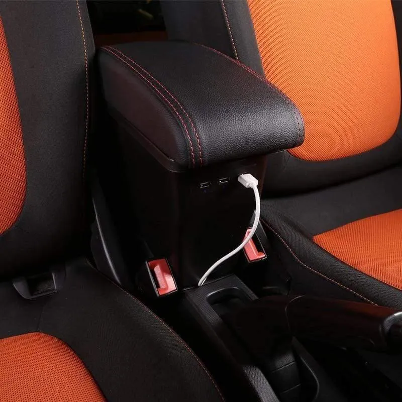 Smart für zwei Armlehnen Box Universal Auto Mittelkonsole Smart für vier Caja Modifikation doppelt mit USB No Assembly angehoben