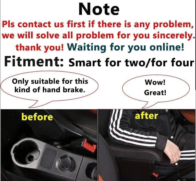 Smart für zwei Armlehnen Box Universal Auto Mittelkonsole Smart für vier Caja Modifikation doppelt mit USB No Assembly angehoben