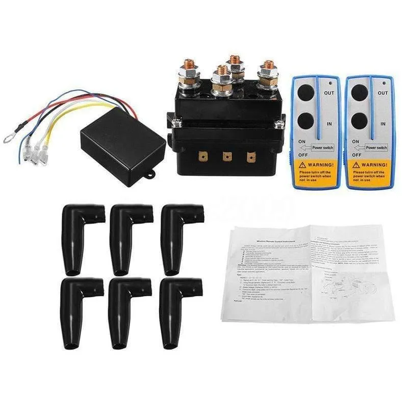 500A Winch Remote Kit 12V 500A Schütz Winch Control Magnetrelais Twin Wireless Remote Recovery Auto Motorrad-Zubehör