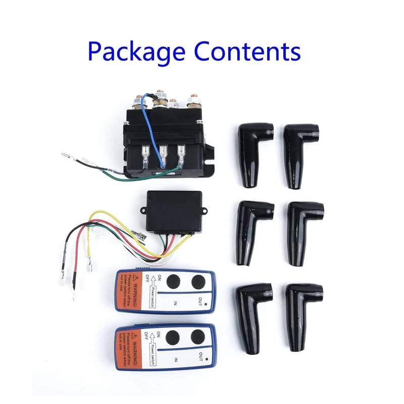 500A Winch Remote Kit 12V 500A Schütz Winch Control Magnetrelais Twin Wireless Remote Recovery Auto Motorrad-Zubehör