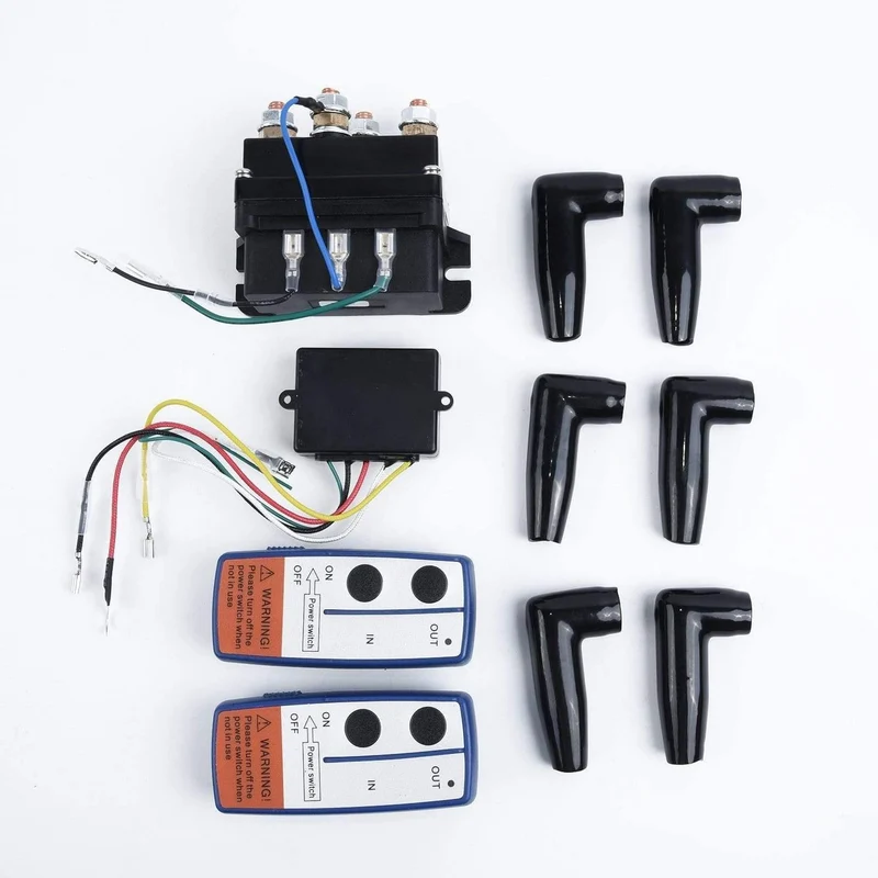 500A Winch Remote Kit 12V 500A Schütz Winch Control Magnetrelais Twin Wireless Remote Recovery Auto Motorrad-Zubehör