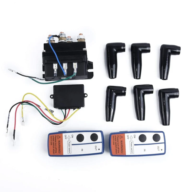 500A Winch Remote Kit 12V 500A Schütz Winch Control Magnetrelais Twin Wireless Remote Recovery Auto Motorrad-Zubehör