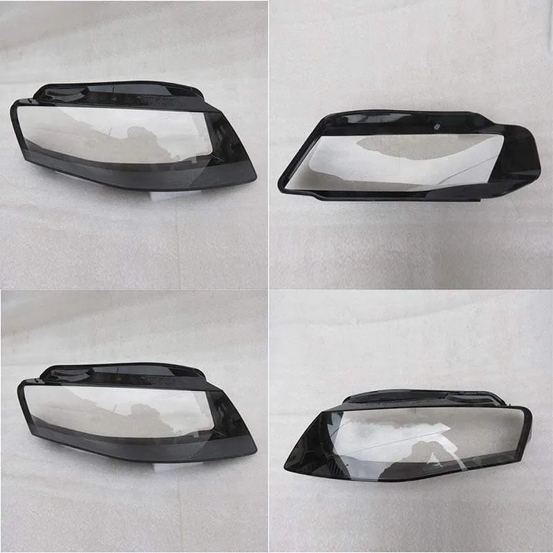 Frontscheinwerfer scheinwerfer glas maske lampe abdeckung transparente shell lampe masken Für Audi A4 B8 2008-2012 Kostenloser versand 2 PCS