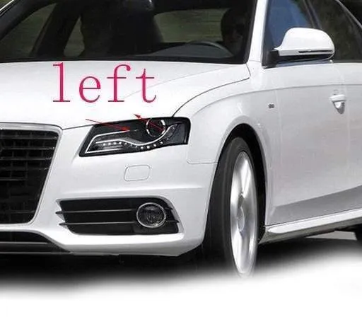 Frontscheinwerfer scheinwerfer glas maske lampe abdeckung transparente shell lampe masken Für Audi A4 B8 2008-2012 Kostenloser versand 2 PCS