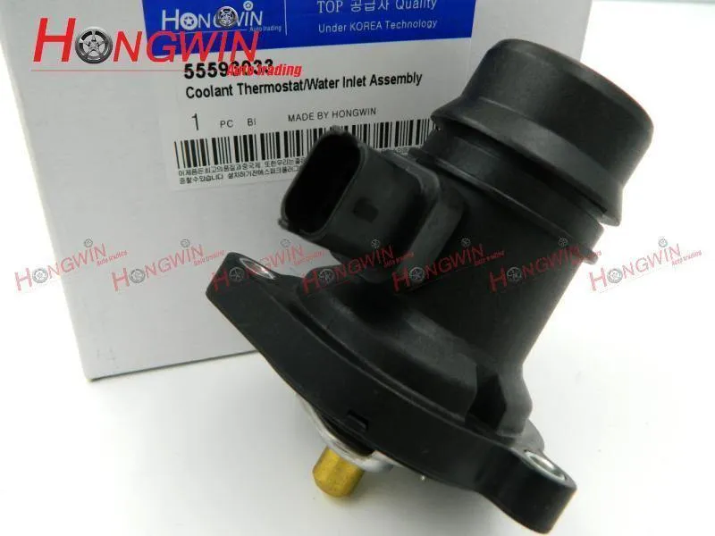 55593033 Thermostatgehäuse passend für CHEVROLET AVEO Corsa Adam Astra-J VAUXHALL ADAM GTC Corsa ED Corsavan Meriva 06-10 Termostato