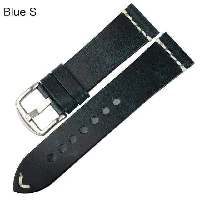 Uhrenzubehör Rindslederarmband Uhrenarmband Braun Vintage Uhrenarmband 20mm 22mm 24mm Uhrenarmband für Fossil Watch