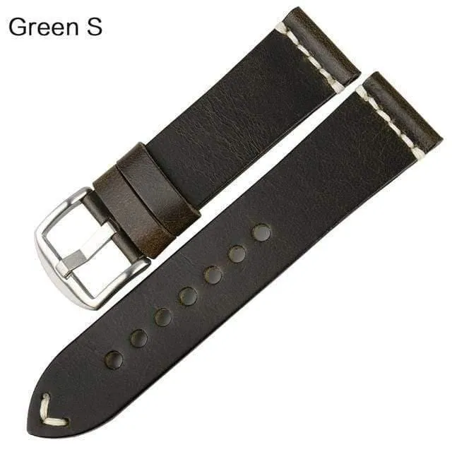 Uhrenzubehör Rindslederarmband Uhrenarmband Braun Vintage Uhrenarmband 20mm 22mm 24mm Uhrenarmband für Fossil Watch