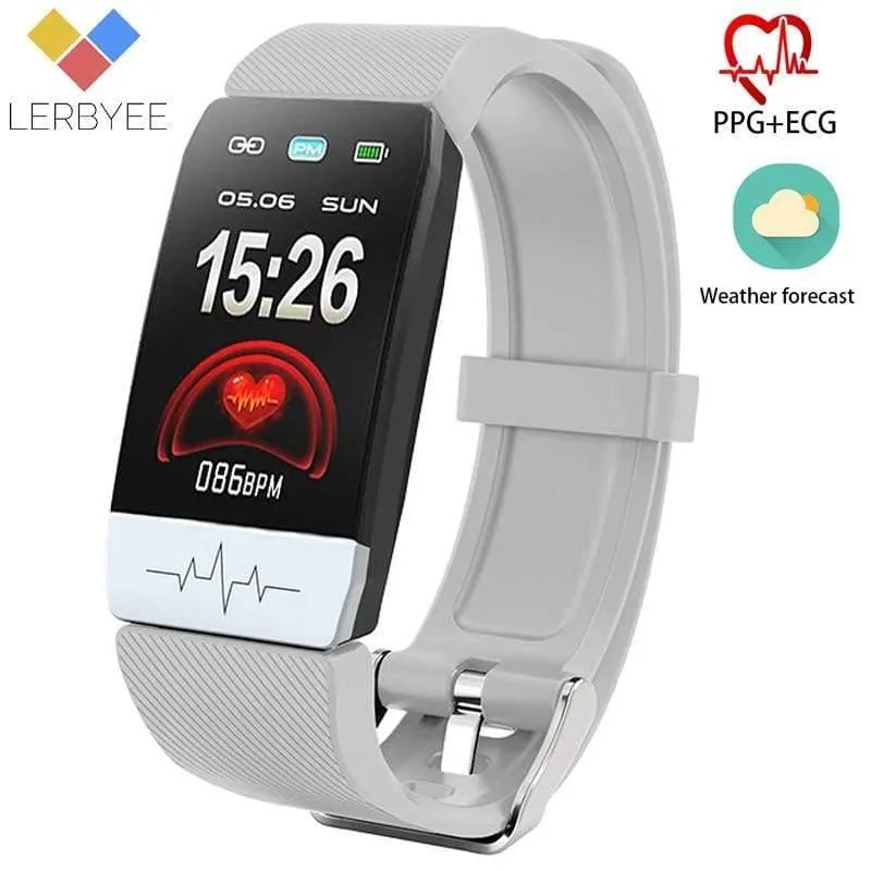 Smartwatch Q1S EKG+PPG, wasserdicht, Bluetooth, Fitnessuhr, Anruferinnerung, Wecker, Smartwatch für Laufen, Klettern