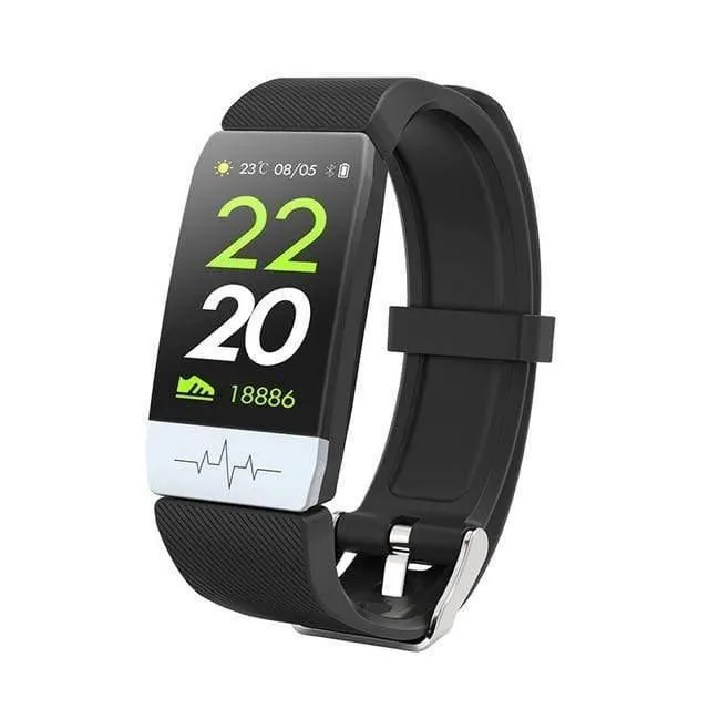 Smartwatch Q1S EKG+PPG, wasserdicht, Bluetooth, Fitnessuhr, Anruferinnerung, Wecker, Smartwatch für Laufen, Klettern
