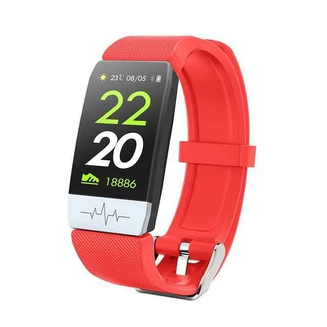 Smartwatch Q1S EKG+PPG, wasserdicht, Bluetooth, Fitnessuhr, Anruferinnerung, Wecker, Smartwatch für Laufen, Klettern