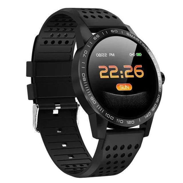 Wasserdichte Herzfrequenz-Blutdruckmessung Smartwatch Outdoor Sport Bluetooth Fitness-Armband