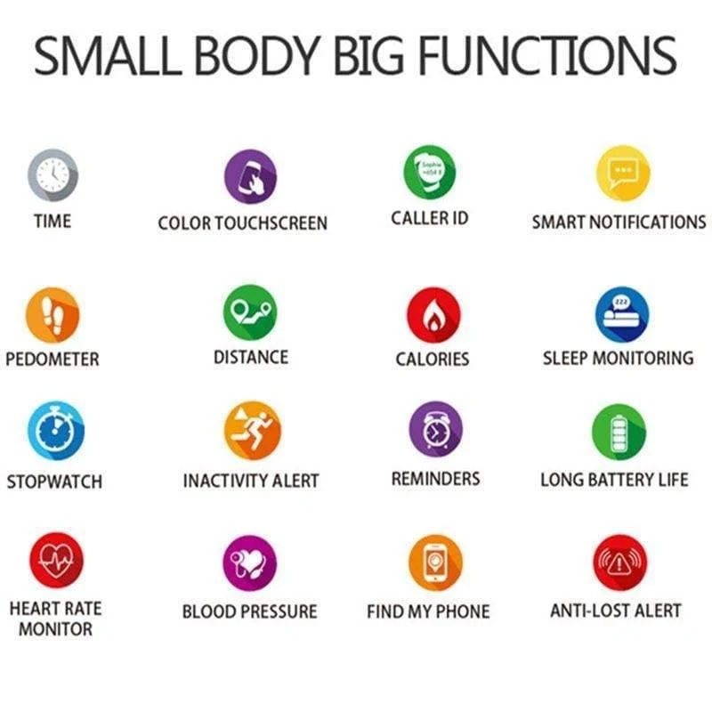 Sport Smart Watch IP67 Wasserdicht 15 Tage Standby Herzfrequenz Blutdruck Smartwatch Unterstützung IOS Android PK s226