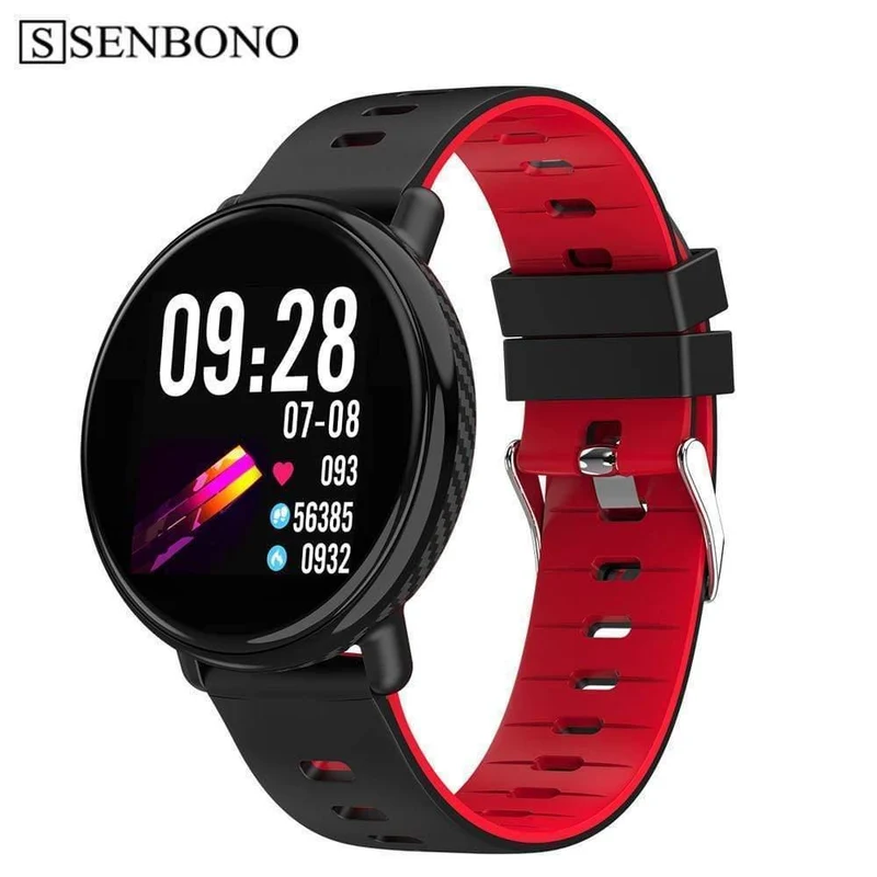 Smart Watch Männer Frauen IP68 Wasserdichte Uhr Aktivität Fitness Tracker Herzfrequenz Monitor Smartwatch für IOS Android