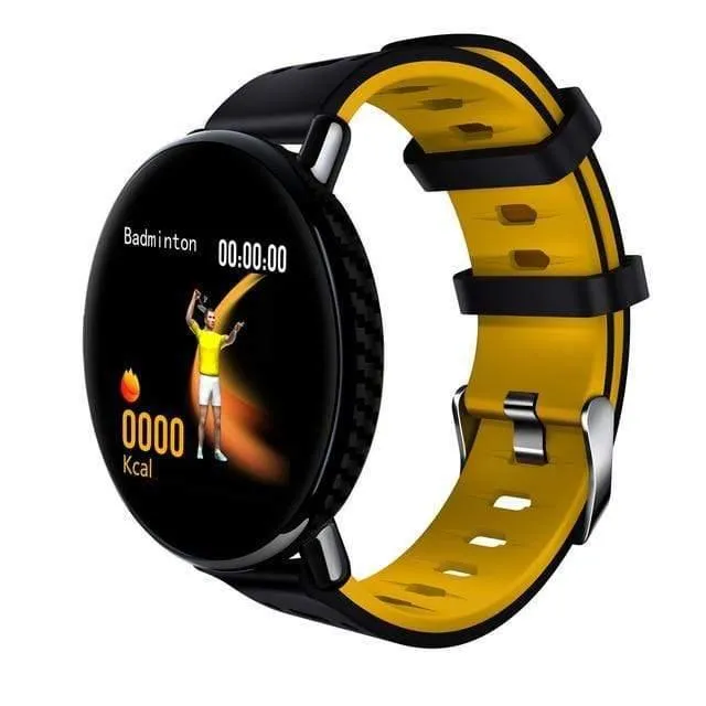 Smart Watch Männer Frauen IP68 Wasserdichte Uhr Aktivität Fitness Tracker Herzfrequenz Monitor Smartwatch für IOS Android