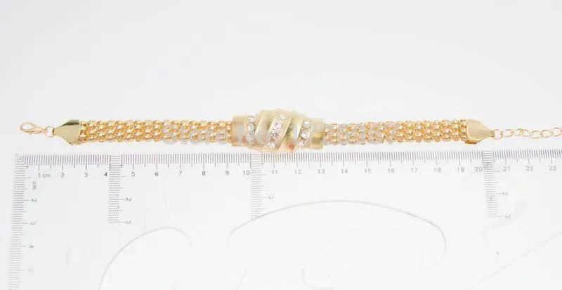 Gold Farbe Charming Fashion Romantische Brautmode Halskette Kristall Vintage Frauen Kostüm Jewlery Sets