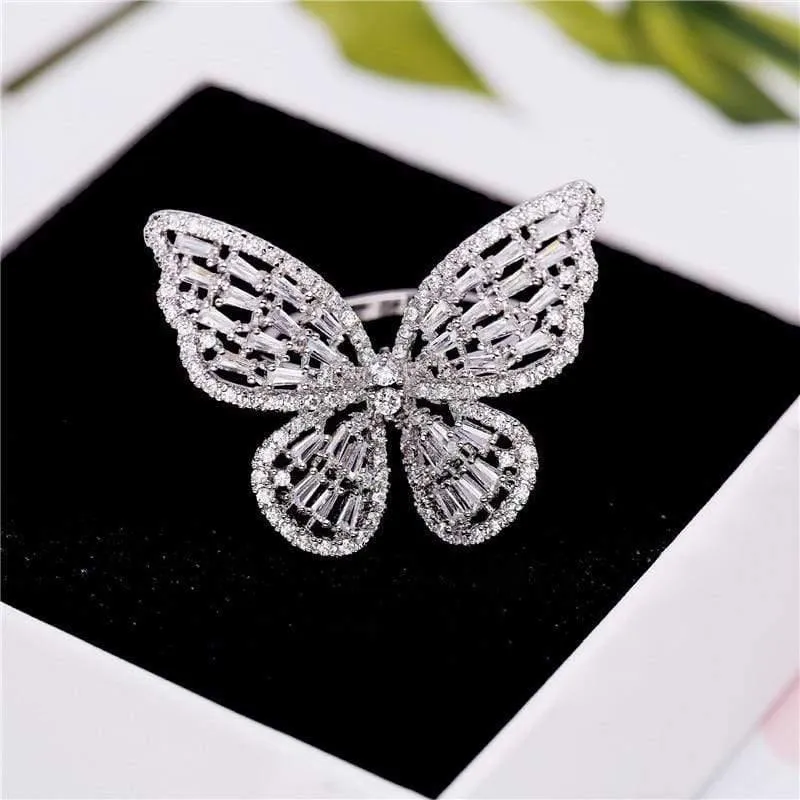 Frauen Gold Silber Farbe Legierung Engagement Hochzeit Weibliche Fingerring Modeschmuck anillos