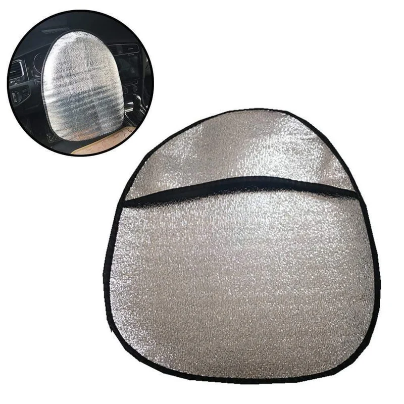 44*50 cm Doppel Dicke Folie Anti Hitze Sonnenschutz Sonnenschirm Schild Lenkrad Abdeckung Matte Hitzebeständige für auto Auto Hohe Qualität
