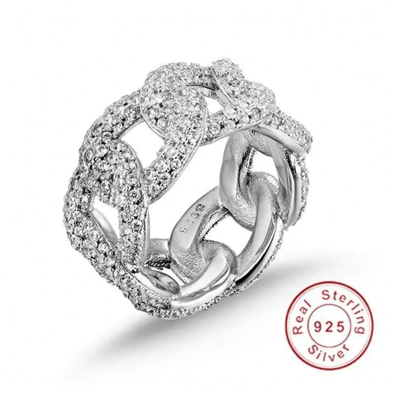 SONA Diamond Ring Hochzeitsschmuck Sparkling 925 Sterling Silber Ringe für Frauen