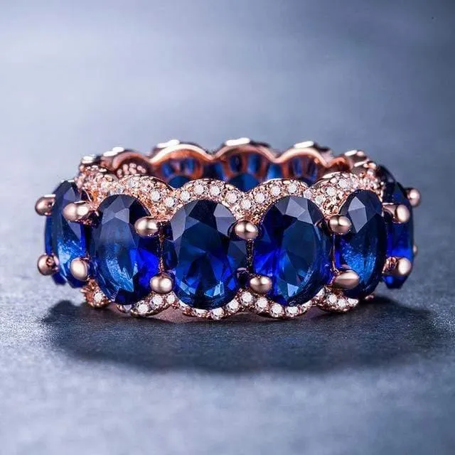 Diamantring Luxus Schmuck Topaz Kristall Smaragd Moissanite Saphir Ring Modeschmuck Smaragd Ring B1092