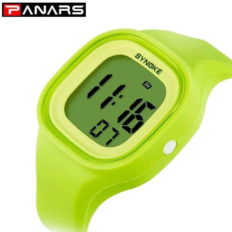 Herren Damen Kinder Elektronische Uhren Mädchen Solide Uhr Uhren Farbe Armbanduhren Repeater Digitaluhr Wasserdicht