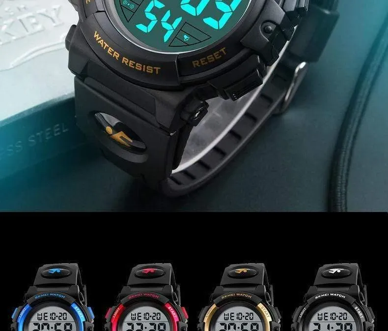 Marke Outdoor Sports Kinderuhr Kinderuhren Für Jungen Mädchen LED Digital Armbanduhren Wasserdicht Relogio Clock