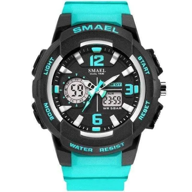 Digitale armbanduhr für kinder student uhren männlich uhr jungen mädchen männer sport wasserdicht xnumx kinder uhren led hintergrundbeleuchtung