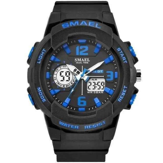 Digitale armbanduhr für kinder student uhren männlich uhr jungen mädchen männer sport wasserdicht xnumx kinder uhren led hintergrundbeleuchtung