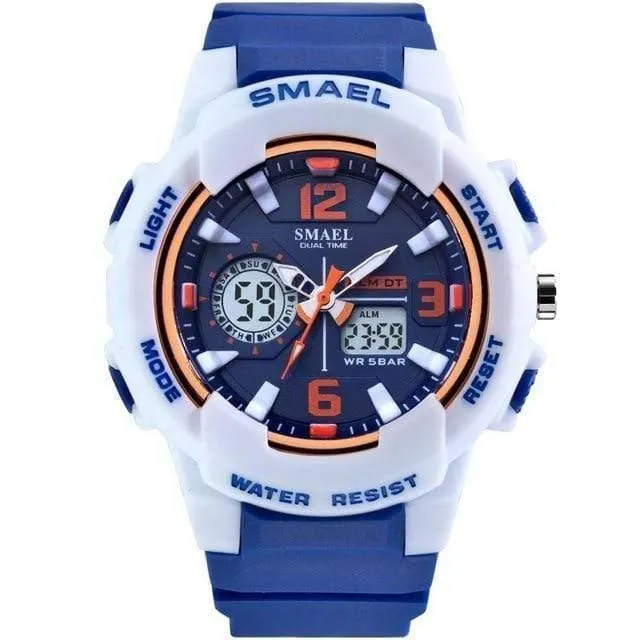 Digitale armbanduhr für kinder student uhren männlich uhr jungen mädchen männer sport wasserdicht xnumx kinder uhren led hintergrundbeleuchtung