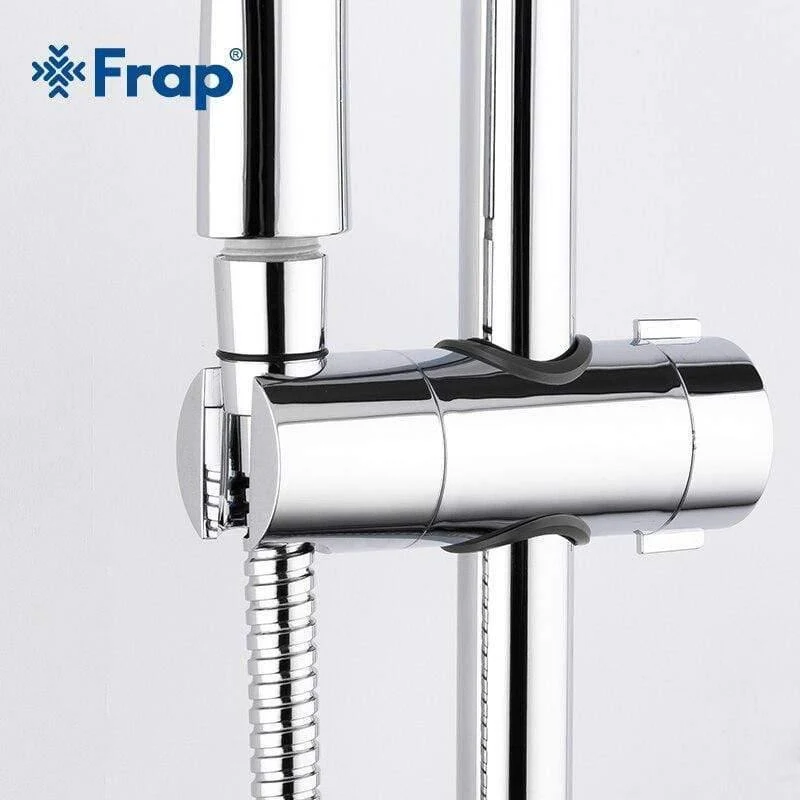 Brausehalterung ABS Kunststoff Brausehalter Stangenhalter Verstellbare Klemmhalterung Ersatz F30-3