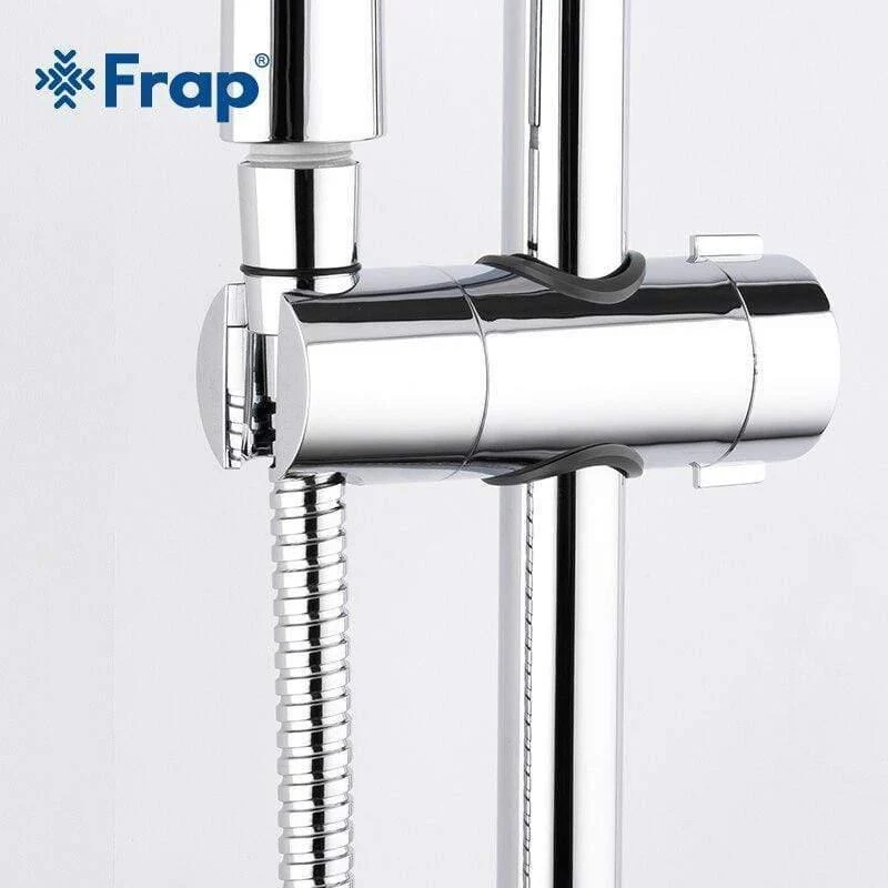 Brausehalterung ABS Kunststoff Brausehalter Stangenhalter Verstellbare Klemmhalterung Ersatz F30-3