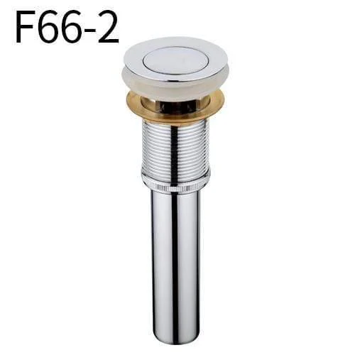 Waschbeckenabfall Pop Up Waste Vanity Vessel Sink Drain Mit Überlaufloch F66 F66-2