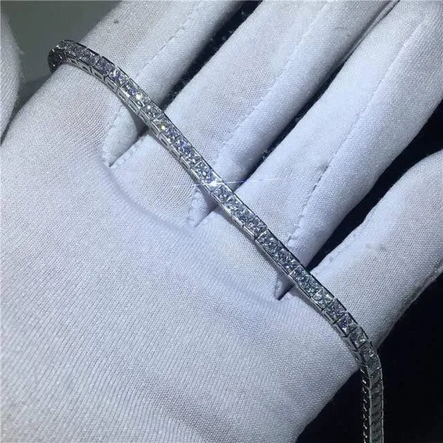 29 Styles Fashion Tennis Armband Weißgold Gefüllt Pflastern AAAAA Cz Stein Statement Party Hochzeit Armbänder für Frauen Männer Schmuck