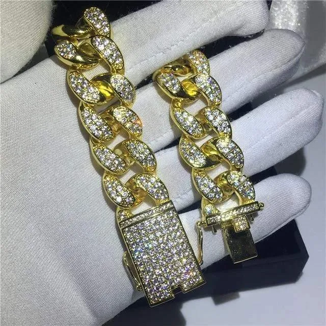 29 Styles Fashion Tennis Armband Weißgold Gefüllt Pflastern AAAAA Cz Stein Statement Party Hochzeit Armbänder für Frauen Männer Schmuck