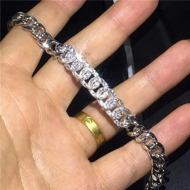 29 Styles Fashion Tennis Armband Weißgold Gefüllt Pflastern AAAAA Cz Stein Statement Party Hochzeit Armbänder für Frauen Männer Schmuck