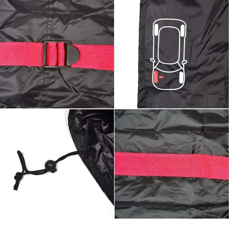 4-teiliges Reserverad-Abdeckungsetui aus Polyester für Winter- und Sommer-Autoreifen, Aufbewahrungstasche, Autoreifen-Zubehör, Fahrzeug-Radschutz