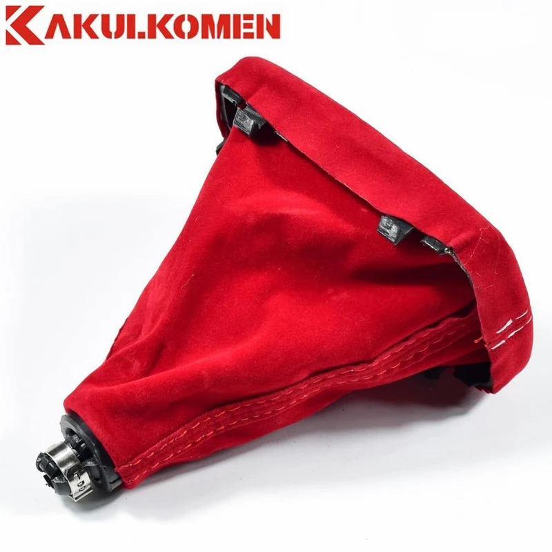 Schwarz Rot 5/6 Gang Wildleder Komplette Schaltknauf Kofferraumabdeckung Gamasche Für Audi A3 S3 2001 2002 2003