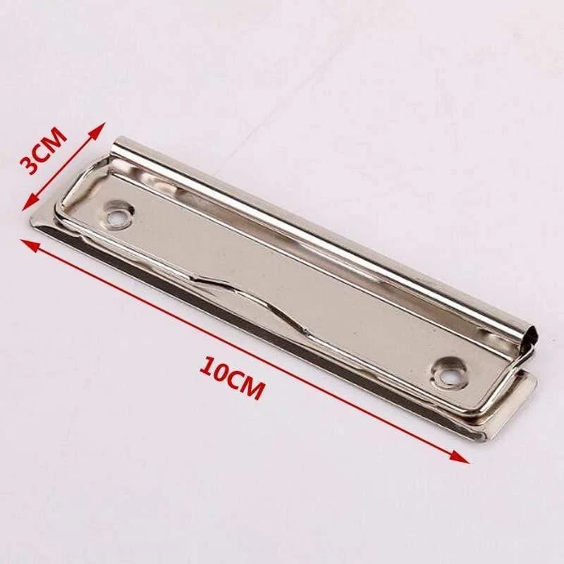 20pcs Metallplatte Clips Tragbare 10cm Schule Büro Zeichnung Schreibtafel Federklammer Multifunktionsbrett Clip