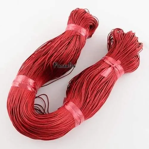 1mm 400m/Bündel Baumwollwachs Perlenfaden Faden für Halskette Armband Schmuckherstellung Zubehör Heißer Rabatt