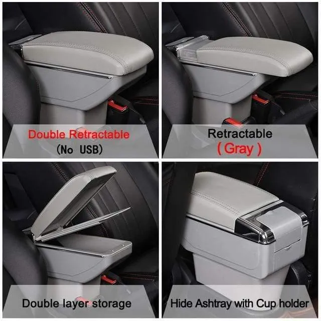 Kia Rio II Armlehnenbox Kia Rio 2 central Store Inhalt Box Getränkehalter 2006-2010 Automotive Nachrüstzubehör