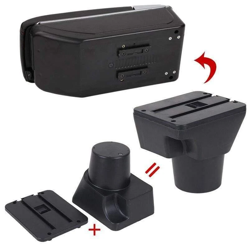 Kia Rio II Armlehnenbox Kia Rio 2 central Store Inhalt Box Getränkehalter 2006-2010 Automotive Nachrüstzubehör
